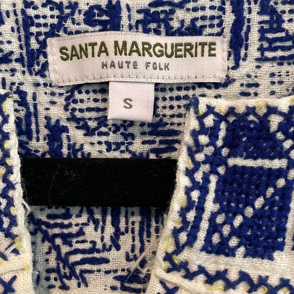 Santa Marguerite Haute Folk Mexico Hand Embroidered Dress - Picture 4 of 11